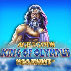 Age Of The Gods: King of Olympus Megaways logo by Origins MrPacho Casino
