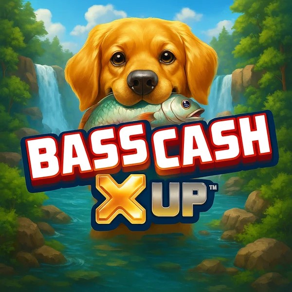 Official Slots logo: Bass Cash X UP by Alchemy Gaming at MrPacho Casino