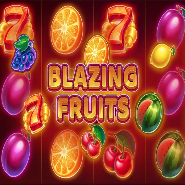 Blazing Fruits logo by Inbet Games MrPacho Casino