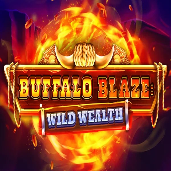 Buffalo Blaze Wild Wealth logo by OctoPlay at MrPacho Casino