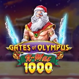 Slots logo of Gates of Olympus Xmas 1000 from Pragmatic Play at MrPacho Casino