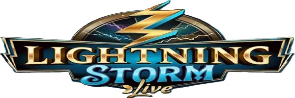 Lightning Storm logo by Evolution at MrPacho Casino