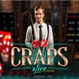 Live Craps logo by Evolution at MrPacho Casino