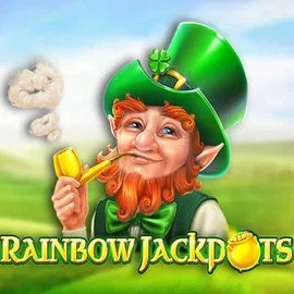 Rainbow Jackpots logo by Red Tiger Gaming MrPacho Casino