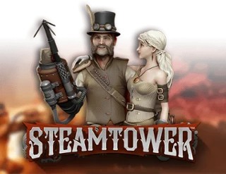 Steam Tower Slot slot logo by NetEnt at MrPacho Casino