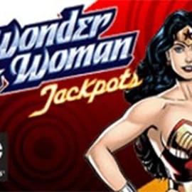 Wonder Woman Jackpots logo by Amaya at MrPacho Casino
